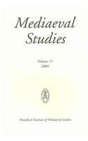 Tapa de Mediaeval Studies 2009