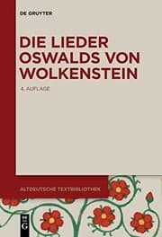 Tapa de Die Lieder Oswalds Von Wolkenstein