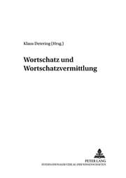 Tapa de Wortschatz und Wortschatzvermittlung