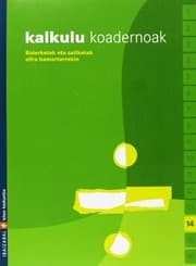 Tapa de Kalkulu koadernoak 14