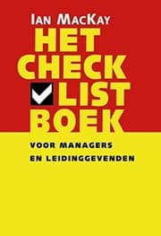 Tapa de Het checklistboek voor managers en leidinggevenden