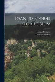 Tapa de Ioannis Stobæi Florilegium