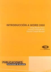 Tapa de Introducción a Word 2000