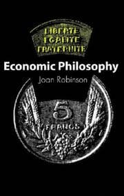 Tapa de Economic philosophy