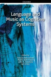 Tapa de Language and music as cognitive systems