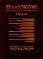 Tapa de Human factors in simple and complex systems