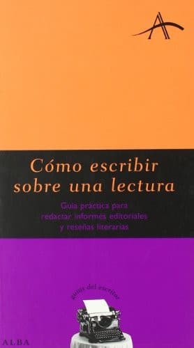 Tapa de Cómo escribir sobre una lectura