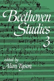 Tapa de Beethoven Studies 3