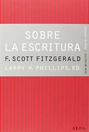 Tapa de Sobre la escritura. Francis Scott Fitzgerald