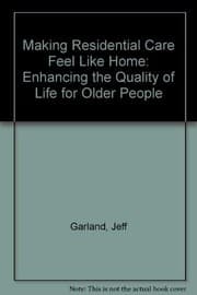 Tapa de Making Residential Care Feel Like Home