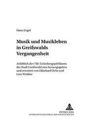 Tapa de Musik und Musikleben in Greifswalds Vergangenheit