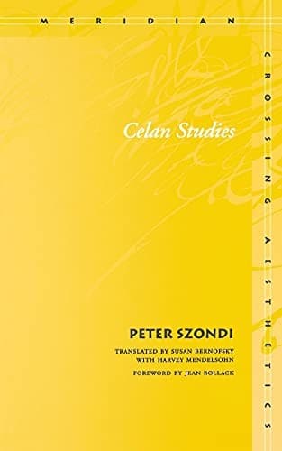Tapa de Celan studies