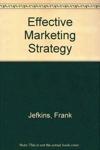 Tapa de Effective marketing strategy