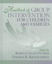 Tapa de Handbook of group intervention for children and families