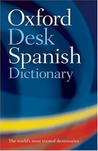 Tapa de Oxford Spanish desk dictionary