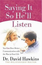 Tapa de Saying It So He'll Listen