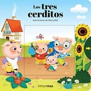 Tapa de Los tres cerditos. Cuento con mecanismos