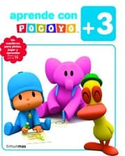 Tapa de Aprende con Pocoyó +3