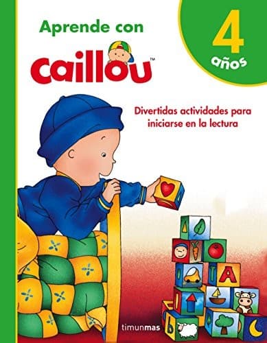 Tapa de Aprende con Caillou 4 años