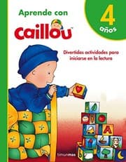 Tapa de Aprende con Caillou 4 años