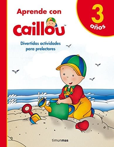 Tapa de Aprende con Caillou 3 años