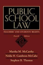 Tapa de Public school law