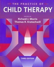 Tapa de The practice of child therapy