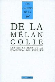Tapa de De la mélancolie