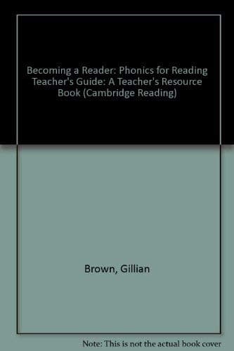 Tapa de Becoming a Reader