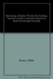 Tapa de Becoming a Reader