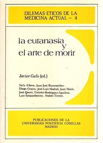 Tapa de La eutanasia y el arte de morir