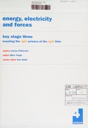 Tapa de Energy, Electricity and Forces : Key Stage Three