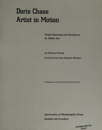 Tapa de Doris Chase, artist in motion