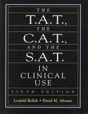 Tapa de The Thematic Apperception Test, the Children's Apperception Test, and the Senior Apperception Technique in clinical use