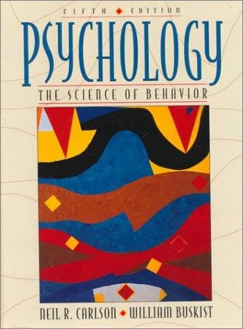 Tapa de Psychology