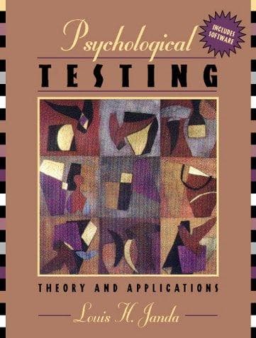 Tapa de Psychological testing