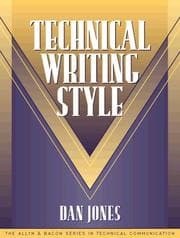 Tapa de Technical writing style