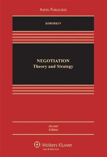 Tapa de Negotiation theory and strategy