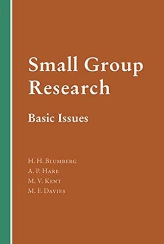 Tapa de Small group research