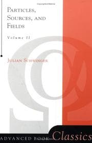 Tapa de Particles, sources, and fields