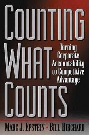 Tapa de Counting what counts