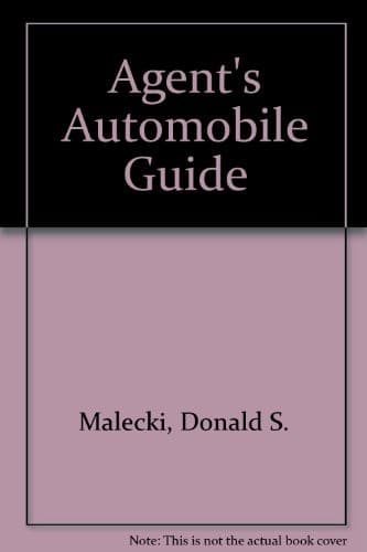 Tapa de Agent's Automobile Guide