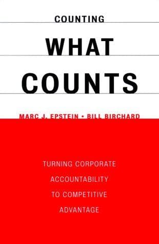 Tapa de Counting what counts