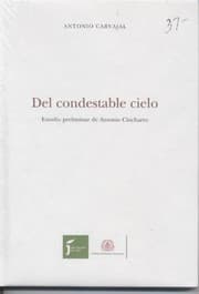 Tapa de Del condestable cielo