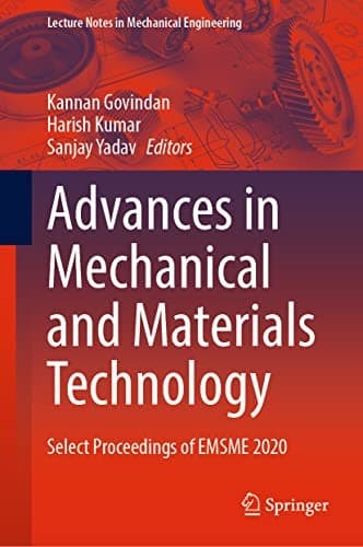 Tapa de Advances in Mechanical and Materials Technology