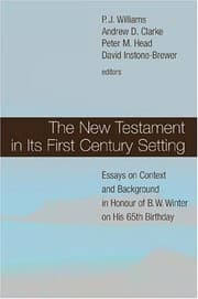 Tapa de The New Testament in its first century setting
