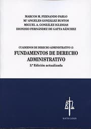 Tapa de CUADERNOS DE DERECHO ADMINISTRATICO, I