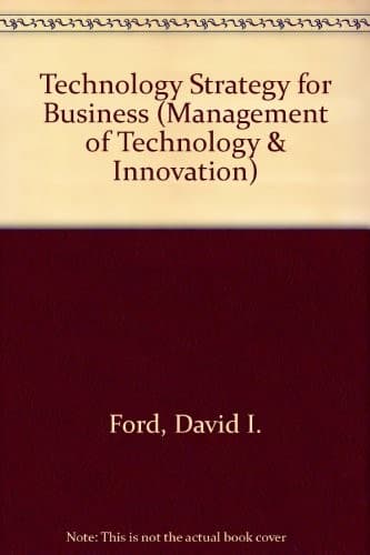 Tapa de Technology strategy for business