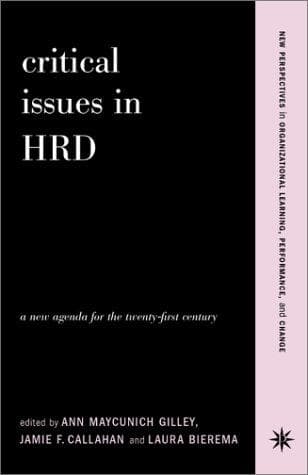 Tapa de Critical Issues in HRD