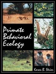 Tapa de Primate behavioral ecology